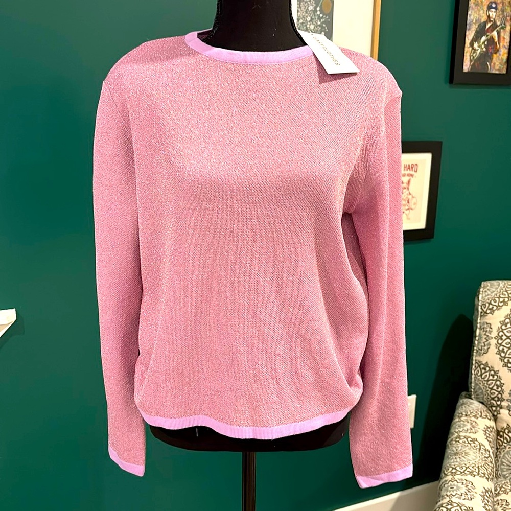 PINK sparkly long sleeve shirt, brand new and never been worn